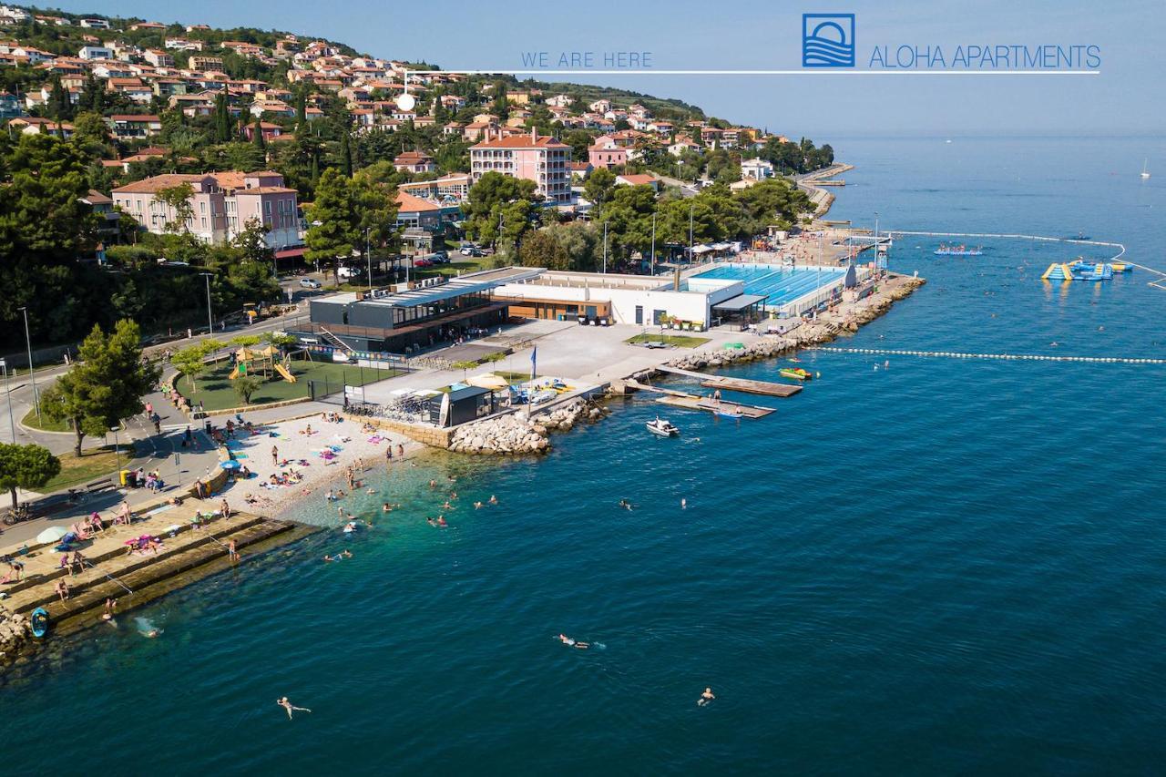Aloha Apartments Capodistria Esterno foto